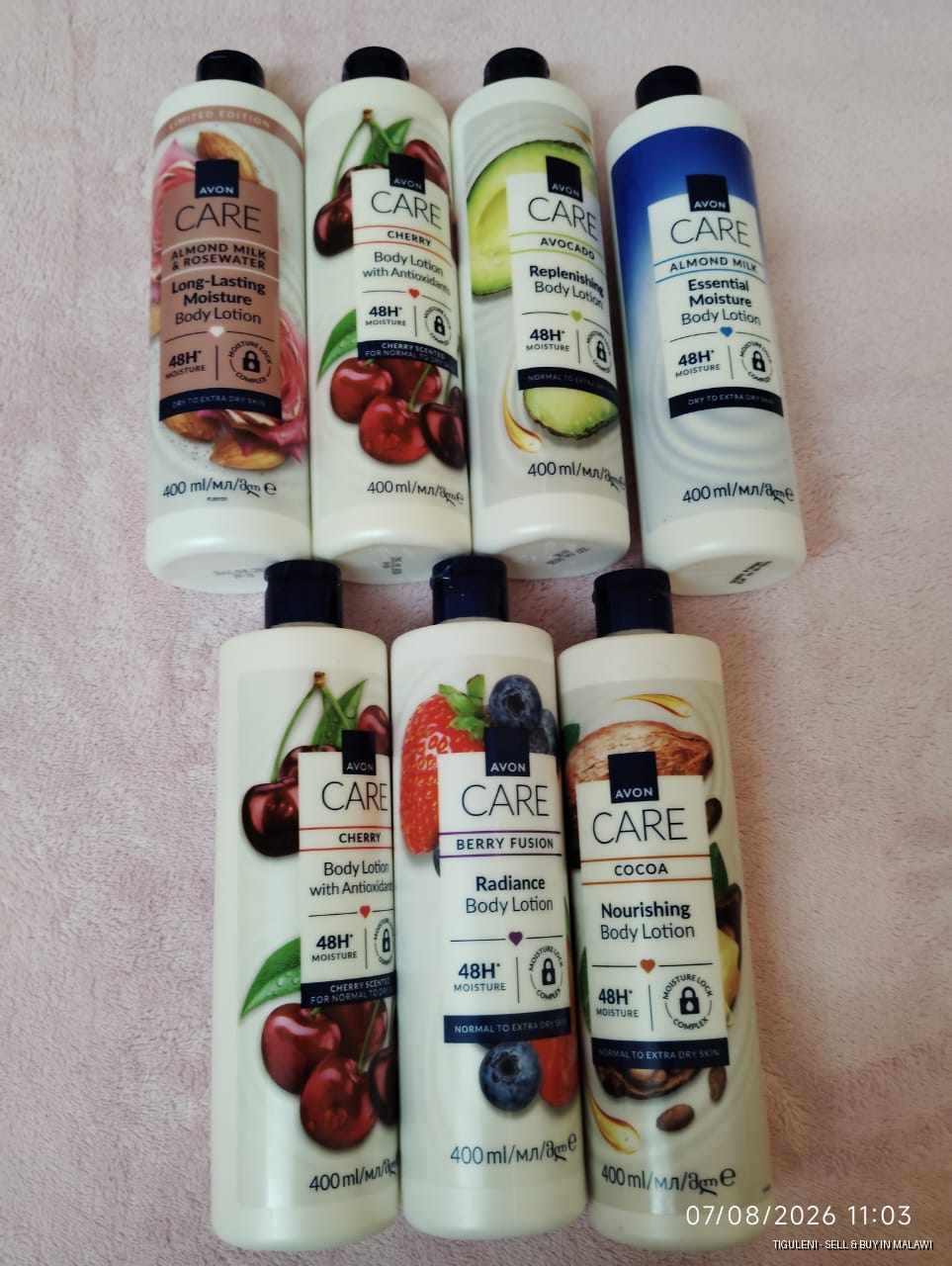 Body lotion